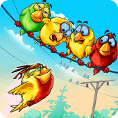 Birds On A Wire: Match 3 Apk