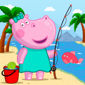 Funny Kids Fishing Games Apk