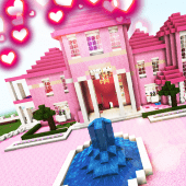 Pink House Pixel craft 2019 Map for Girls Apk