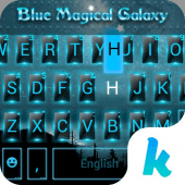 Bluemagicalgalaxy Keyboard Theme Apk