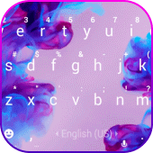 Diffusion Purple Keyboard Them Apk