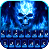 Flaming Skull Theme Apk