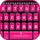 Pink Glamour girl Keyboard The Apk