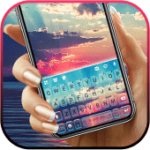 Aesthetic Sun Rise Keyboard Background Apk