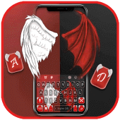 Angel Demon Wings Keyboard Background Apk