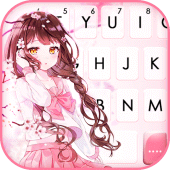 Anime Girl Sakura Keyboard Apk