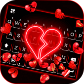 Broken Hearts Gravity Keyboard Apk