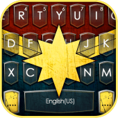 Comic Hero Medal Keyboard Theme Apk