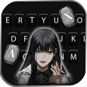 Cool Dark Girl Keyboard Backgr Apk