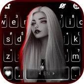 Cool Girl Style Keyboard Theme Apk