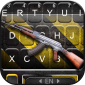 Cool Mob Gun Army Keyboard Theme Apk