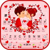 Couple Love Wedding Keyboard Background Apk