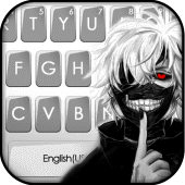 Creepy Mask Man Keyboard Theme Apk