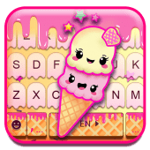 Cute Ice Cream Keyboard Theme Apk