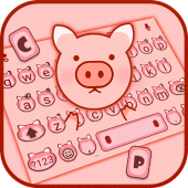 Cute Little Piggy Keyboard The Apk