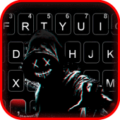 Dark Mask Man Keyboard Background Apk