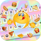 Emoji Food Party Keyboard Background Apk