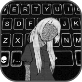 Faceless Girl Keyboard Background Apk