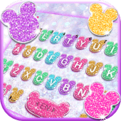 Girly Glitter Minny Keyboard T Apk