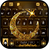 Gold Allah Devout Keyboard Background Apk