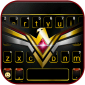 Golden Black Eagle Keyboard Background Apk