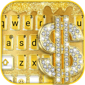 Golden Dollar Drops Keyboard T Apk