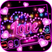 Love Neon Lights Theme Apk