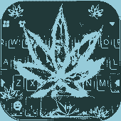 Luminous Smoke Weed Keyboard T Apk