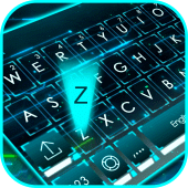 Neon 3d Tech Hologram Keyboard Theme Apk