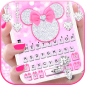 Pink Minny Bow Theme Apk