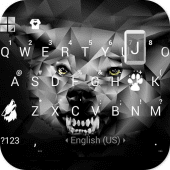 Polygon Wolf Keyboard Theme Apk