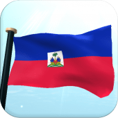 Haiti Flag 3D Free Wallpaper Apk