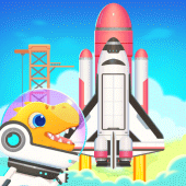 Dinosaur Rocket:Games for kids Apk