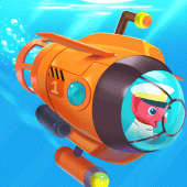 Dinosaur Submarine - for kids Apk