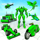 Flying Formula Car Robot Game Apk