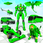 Formula Car Robot Transform - Flying Dragon Robot Apk