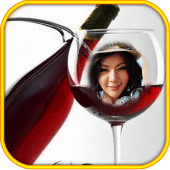 Wine glass Photo Frame Montage Apk