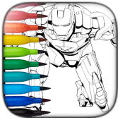 Superhero Coloring Pages Apk