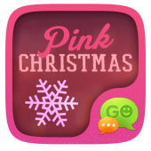 GO SMS PINK CHRISTMAS THEME Apk