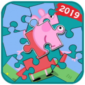 Pepa and Pig Jigsaw Puzzle Kids Game Apk