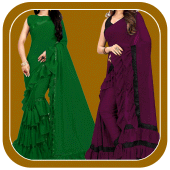 Women Fashion Ruffle Sarees Apk