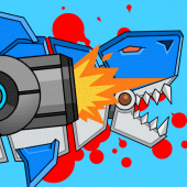 Robot Gun Shark Double Attack Apk