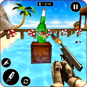 Real Gun Bottle Shooter Simulator 2019 Apk