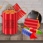 Bombs and Explosions Firecrackers crackers game Apk