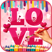 Lovely Hearts Coloring Book Apk