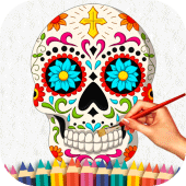 Sugar Skull Coloring Book Apk