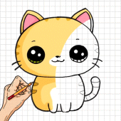 How to Draw Kawaii animals Drawing Tutorial Apk