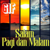 Ucapan Pagi Malam dan GiF Apk