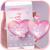 Pink Love theme for girls Apk