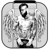 Young Tattoo Boy Wings Theme Apk